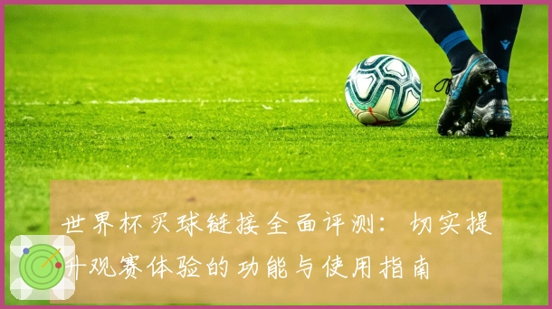 世界杯买球链接全面评测：切实提升观赛体验的功能与使用指南